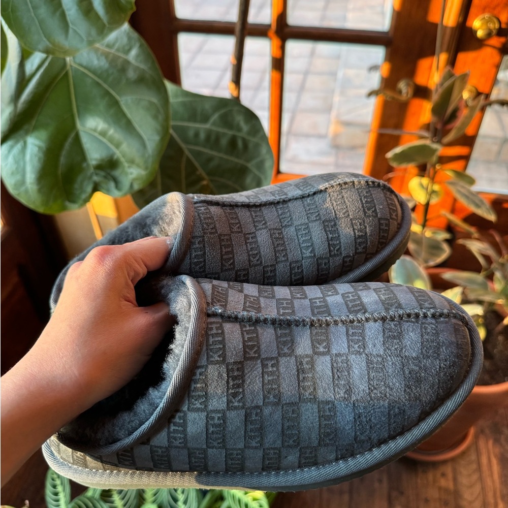 Kith Monogrammed Shearling Slippers - image 4